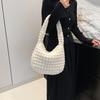 Extra Large Capacity Cloud Bag 2025 Autumn New Niche One-shoulder Dumpling Bag Crossbody Down Pleated Tote Women's Bag