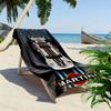 Asciugamano da Spiaggia Stampa Martini Racing con Nome Personalizzato, Grande Morbido Asciugatura Rapida per Spiaggia Campeggio Nuoto -HE229