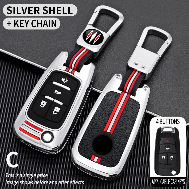 for Buick /Opel Vauxhall Insignia Astra J Mokka Zafira GL8 for Chevrolet Cruze Malibu Aveo Lova for Car Key Cover Fob Case Shell