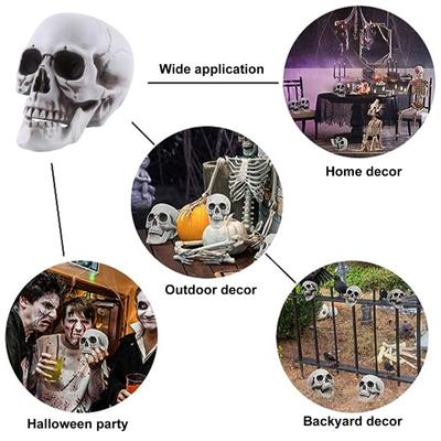 Life Size Human Skull Halloween Realistic Human Decor Skeleton Skull Model Adult Skull Head