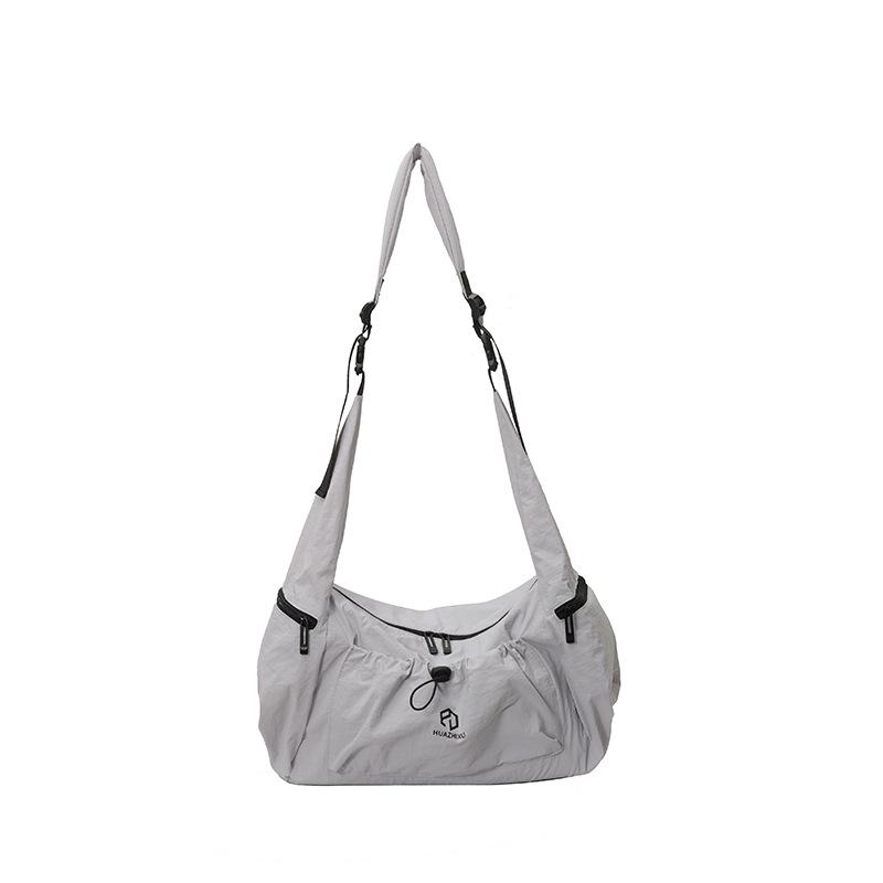 

New Fall Simple and Versatile Crossbody Bags Fashiable Leisure Shoulder Bags Simple Casual Textured Casual Coach Bag for Women сірий колір