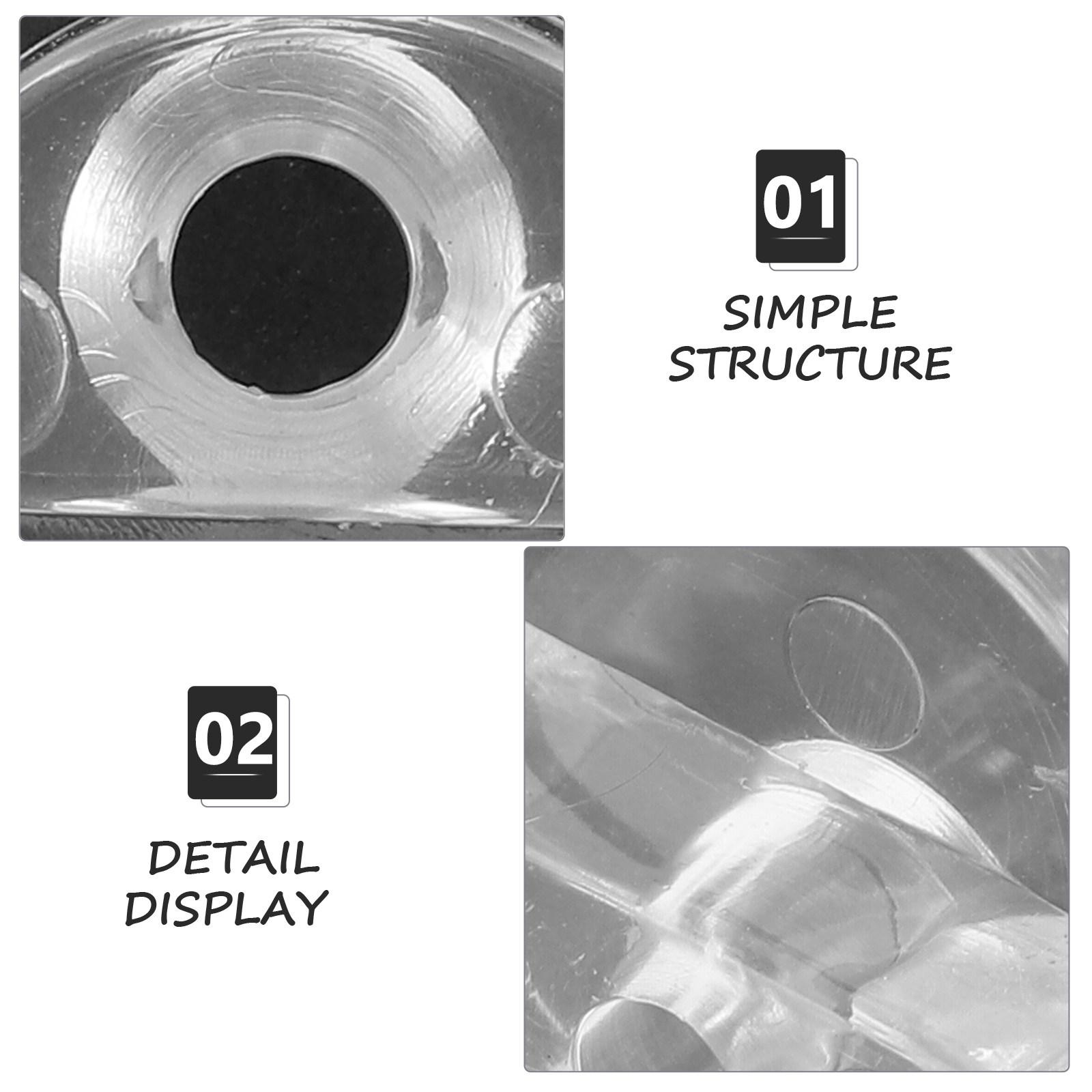 

30Pcs Plastic Transparent Glass Wardrobe Fixing Clips Glass Retainer Clips Cabinet Door Mirror Clamp Holder Panel other