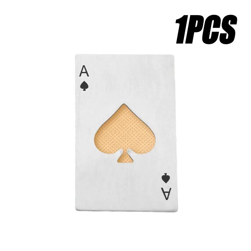 Stainless Steel Poker Bottle Opener Groomsmen and Christmas Party Gift Perfect for Beer Wine Juice Bar and Restaurant Decoration