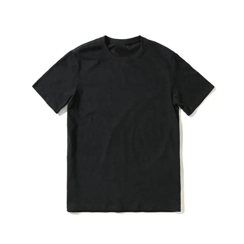 Summer Men Women T-shirt Cotton Solid Tshirts Oversized Short Sleeve T Shirt Fashion Soft White Black Tee 2024 Clothing Tops