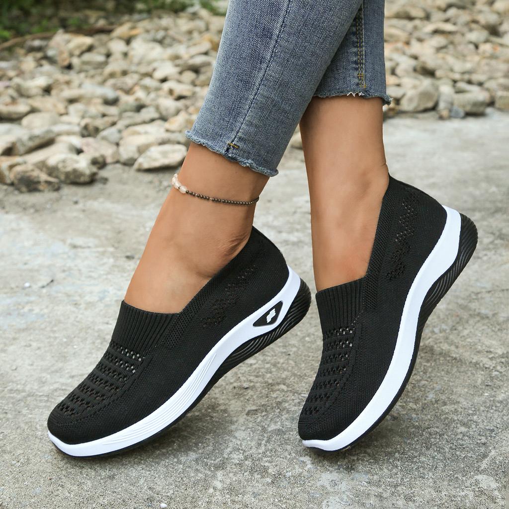 Fashiable Casual Single Shoes, Breathable and Comfortable Women's Shoes, Sports Vulcanized Shoes, Anti-slip Flat Shoes