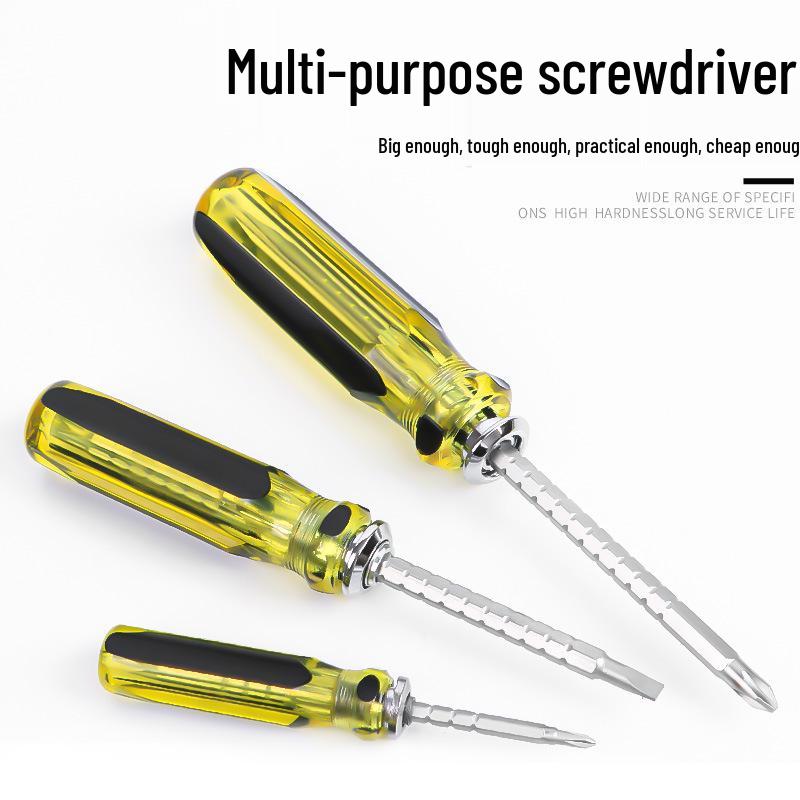 Penggong Multifunctional Telescopic Magnetic Screwdriver, Double-headed Phillips & Slotted.