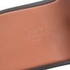 Great HERMES Sandals Izmir H Logo Slide Brown Leather Mens 41 Used