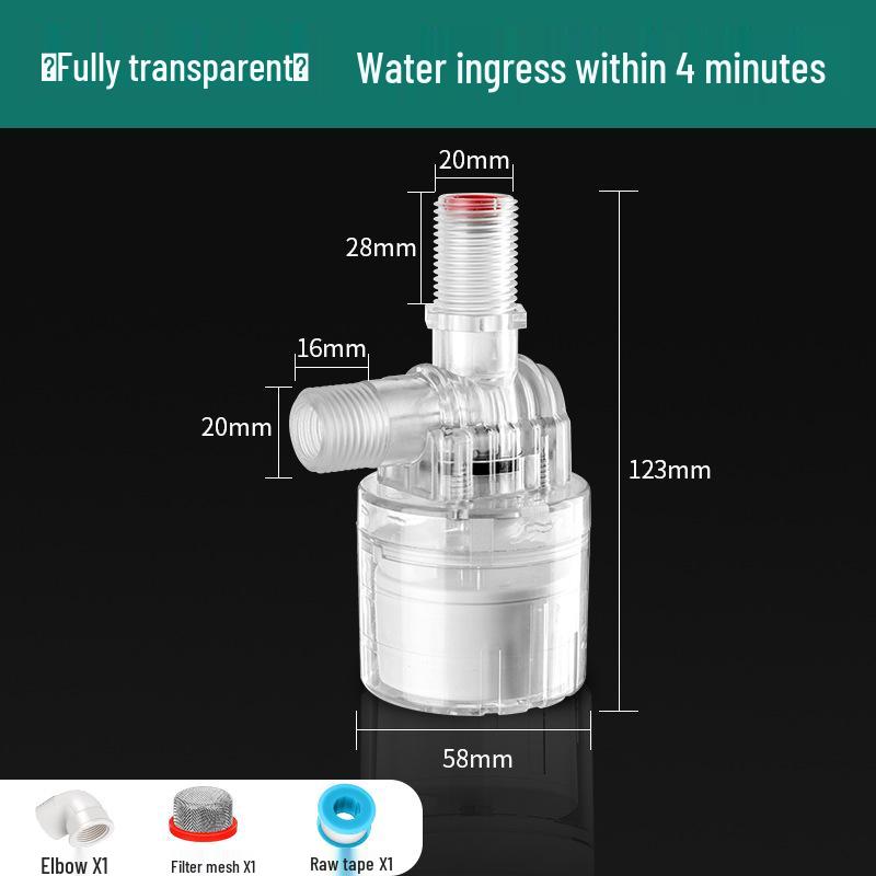 Automatischer Schwimmerventilschalter für Wasserspeicher mit großem Durchfluss - Selbststopp-Wasserstandregler