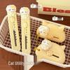 Cute Cat Craft Knife for Packages, Scrapbooking, & Paper Cutting - Portable Ice Cream Style