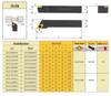 93° External CNC Tool Holder for Cylindrical Applications - SDJCR/SDJCL Models: 1010H07, 1212H07, 1616H07, 2020K07