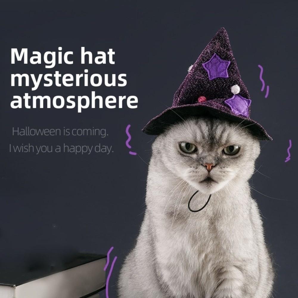 Cloth Pet Witch Cloak Soft Dog Witch Costume Funny Halloween Pet Cloak  Cat