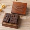 DIY Retro Letter Stamp Set: 28-Piece Uppercase & Lowercase with 5 Digital Weather Options
