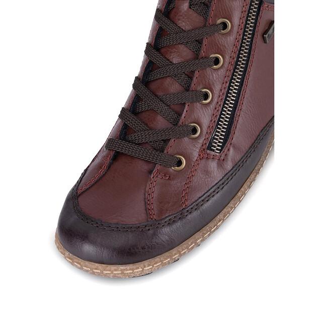 Ботильоны Rieker L7500-35 бордового цвета