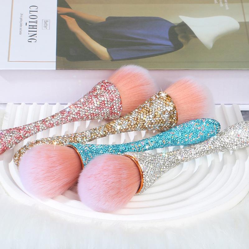 Diamond Waist Soft Hair Oversized Makeup Brush for Loose Powder and Blush