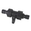Two-Way/Three-Way Plastic Diverter Valve with Quick Connector for Water Pipes