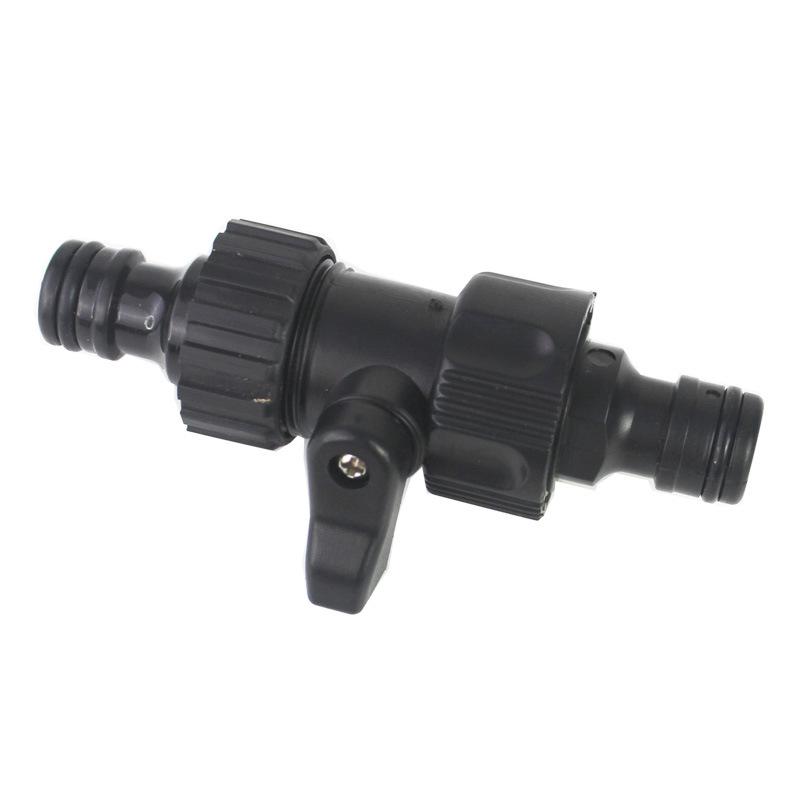 Two-Way/Three-Way Plastic Diverter Valve with Quick Connector for Water Pipes