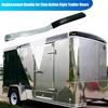 Enclosed Trailer Door Handle with Rubber Grip, Cargo Trailer Side Rear Door Handle - Weld-On Replacement Handle for Cam Bar Lock Assembly