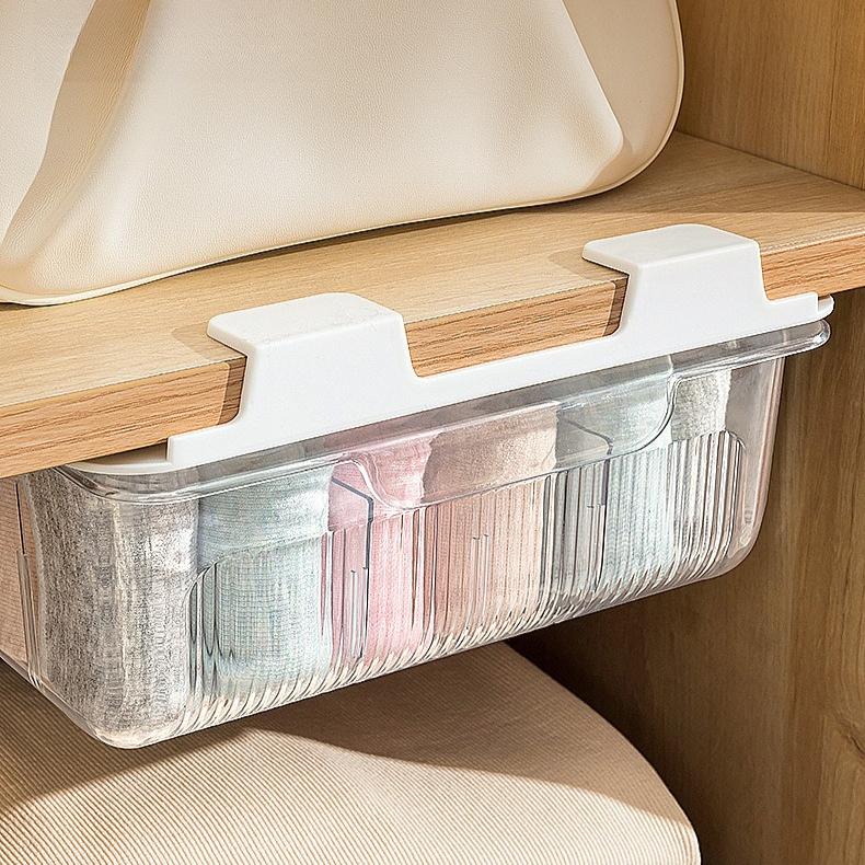 Scatola Portaoggetti Tipo Cassetto per Biancheria Intima, Mutandine, Calzini, Domestica Multifunzione con Scomparti, Scatola per Riporre e Organizzare