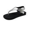 Fairy toe sandals girl 2025 summer new fashion casual flat toe buckle with cool slippers