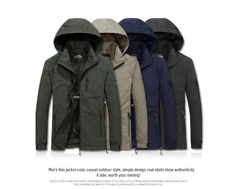 Men's Plus Size Korean Style Autumn Workwear Jacket