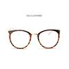 Anti Radiation Women Optical Glasses Anti-blue Oversized Round Eyeglass Frames Clear Metal Eyeglasses