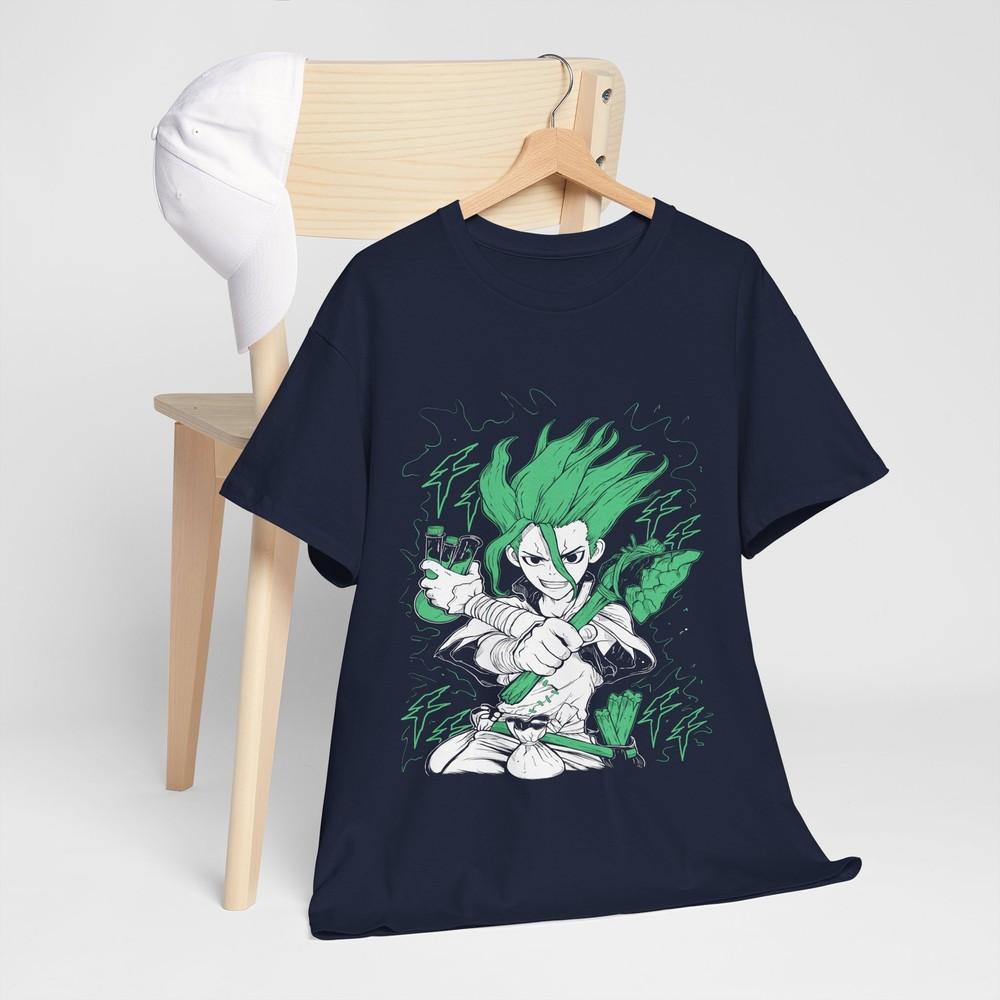 Dr Stone Senku Ishigami Tshirt Anime Unisexga Tshirt Taiju Oki Ryusui Gift Shirt M