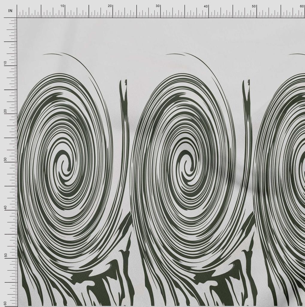 oneOone Cotton Flex Fabric Spiral Panel A  Printed Craft Fabric BTY 40 Inch