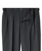 Musinsa Standard Lightweight Wide Hidden Banding Crop Slacks [Charcoal Gray]