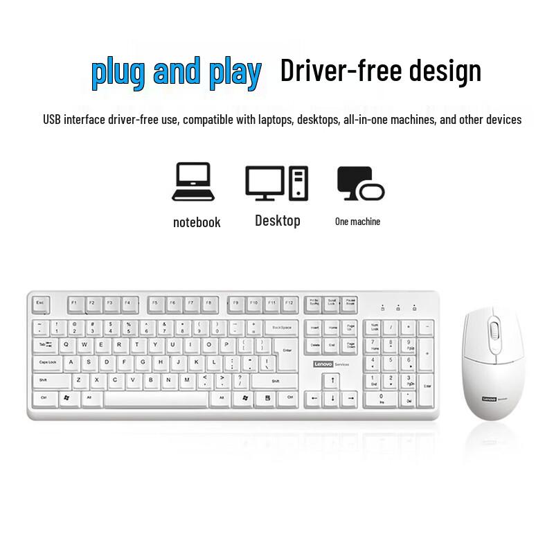 Lenovo PG10 Wireless Keyboard and Mouse Set