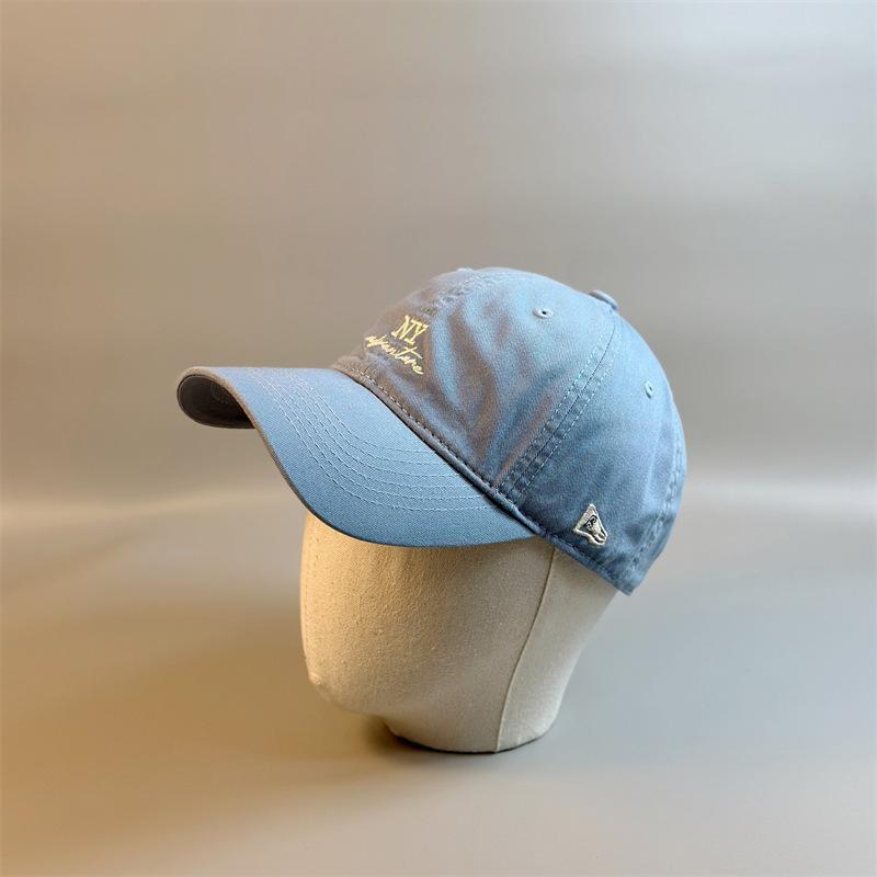 

Purple Letter Embroidered Baseball Cap for Women In Spring and Summer Korean Style Curved Brim Soft Top Baseball Cap Fashionable and Versatile M（56-58cm）