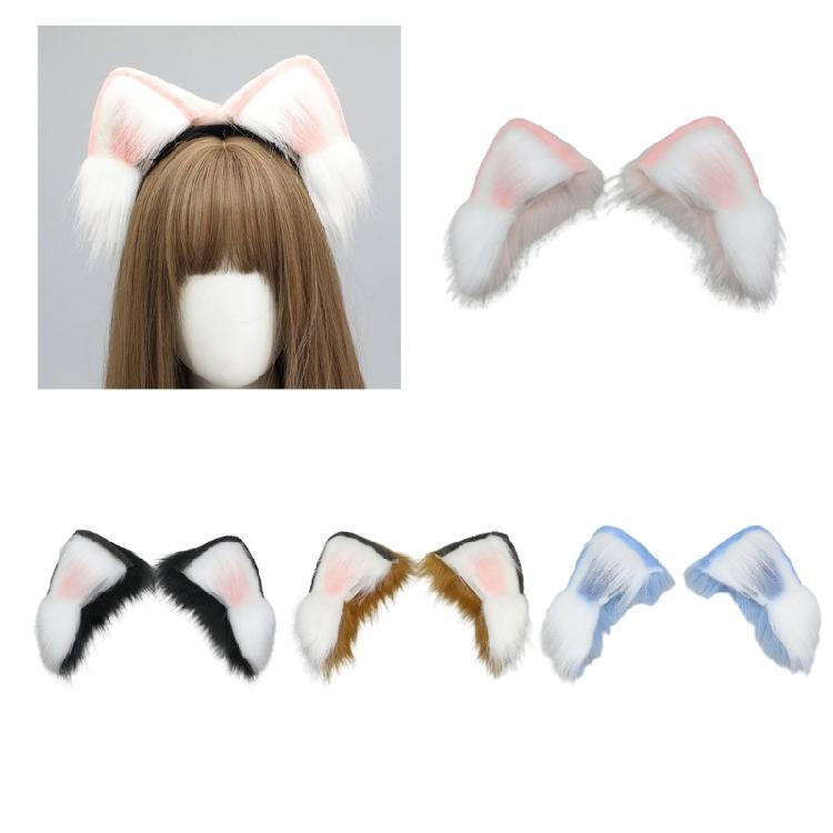 Süßes Mädchen Bewegliche Ohren Hasenohren Form Stirnband Ostern Cosplay Diademe Wiederaufladbar
