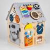 Early Learning Wooden Child-Centered Busy House Fine Motor Skill with