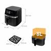 BERGMANN YI 8L 1700W 1-compartment Air Fryer Book N