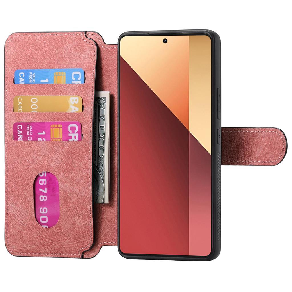 For Xiaomi Redmi Note 13 Pro 4G/Poco M6 Pro 4G Magnetic Case CASENEO Detachable Leather Phone Wallet Cover
