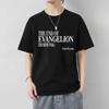 2025 Summer New Hot Neon Genesis Evangelion Printed Mens and Womens Tshirt Comfortable and Soft Cotton Casual Top Tees