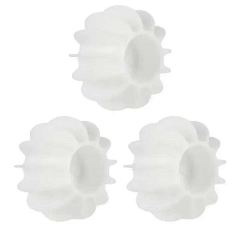 20/1PCS Silicone Laundry Ball Reusable Anti-tangle Clothes Cleaning Balls Stain Removal Anti-winding Hair Catcher Cleaning Amagi