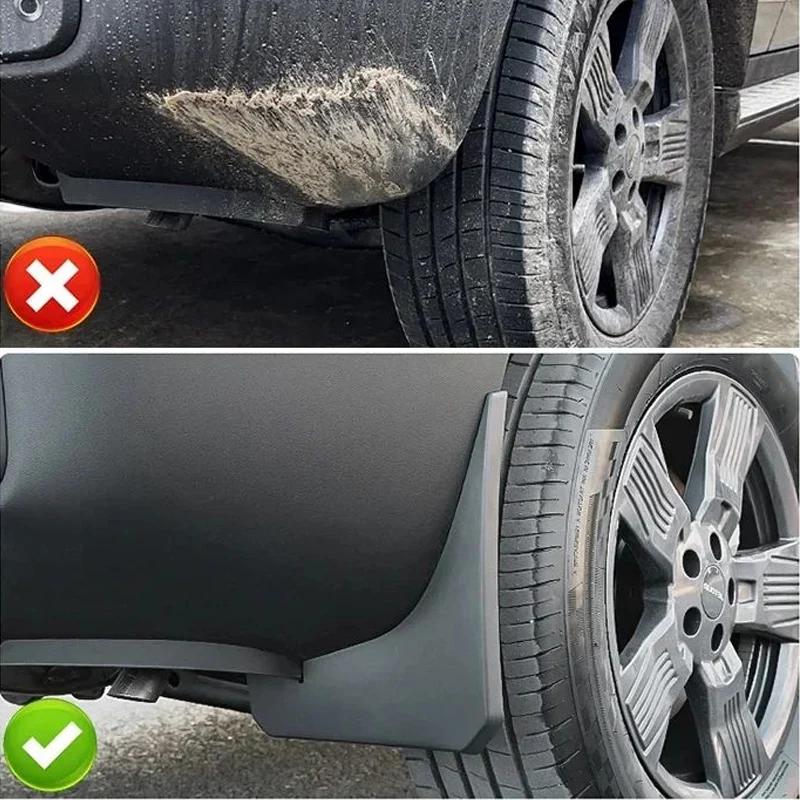 4 szt./zestaw przednich i tylnych błotników samochodowych pasuje do Hyundai SANTA FE 2024-2024 akcesoria samochodowe osłony błotników ze śrubami