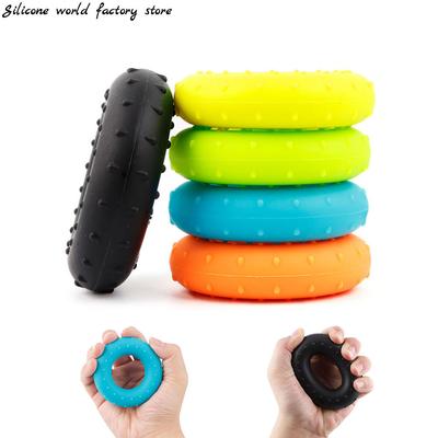Silicone World 20-60LB Portable Silicone Grip Ring Finger Forearm Trainer Carpal Expander Muscle Workout Exercise Gym Fitness