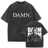 Rapper Kendrick Lamar Großes Gesicht Grafik T-Shirt Nicht Wie Wir Mr. Morale The Big Steppers T-Shirts Herren Hip Hop Übergroßes T-Shirt