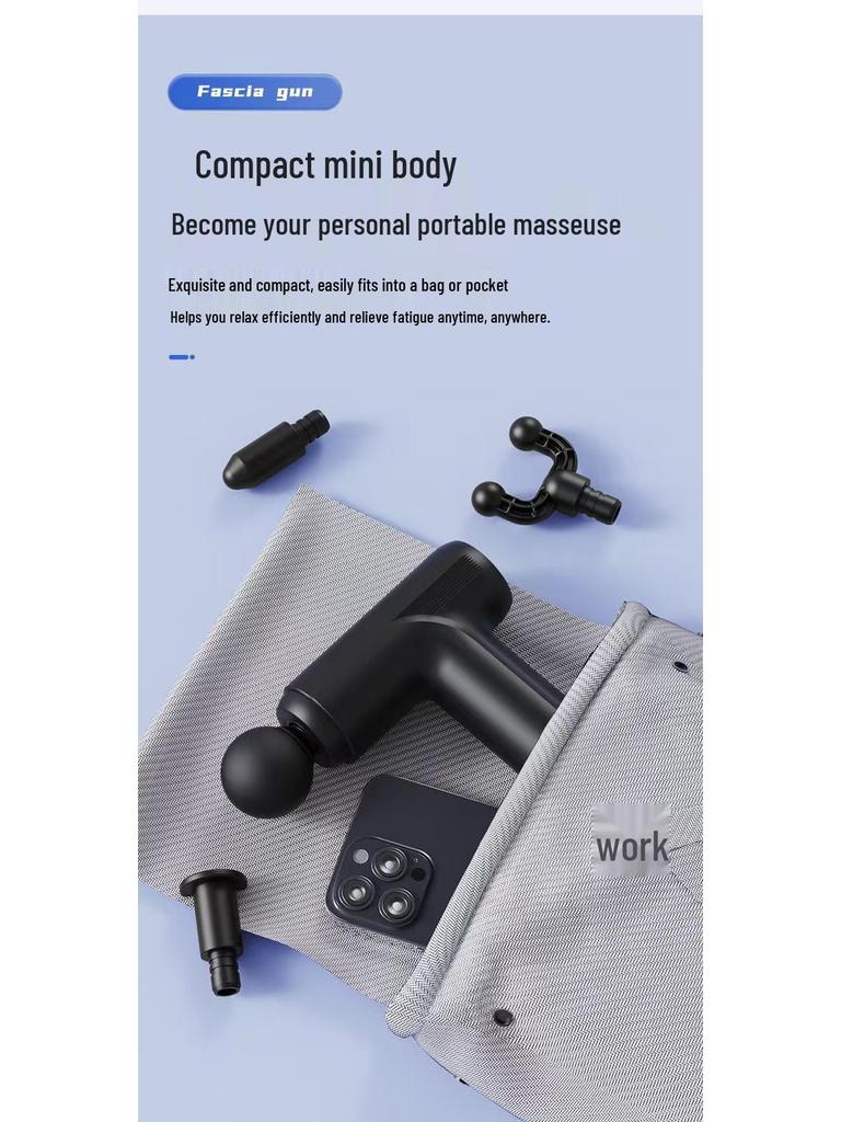 Smart Mini Fascia Gun - Electric Muscle Relaxation Massager for Full Body