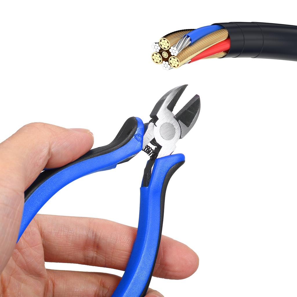 RJ45 Crimp Tool Kit All In One Pass Through Crimping Tool for Cat5e Cat6 Cat6a RJ45 Standard