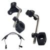 Motorcycle Windshield Mounting Bracket 7/8 Inch 22mm Universal Handlebar Clamp Stable Installation Accessory for ATV Scooter