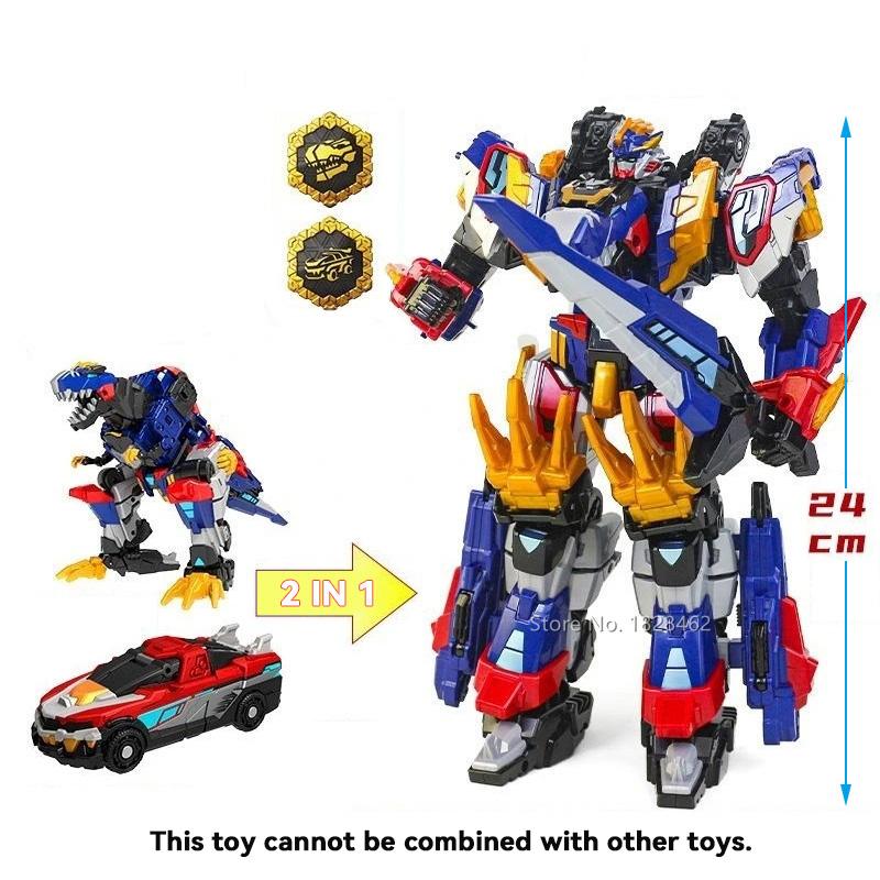 

Новая Мини Сила 8 Диноид Воин Тираннозавр Рекс Король Битвы Трансформирующийся Комбинированный Меха Робот Фигурки Действия Трансформирующиеся Игрушки