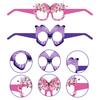 Butterfly Paper Glasses Spring Party Favors Birthday Party Eyeglasses Photo Booth Props for Kids Adults Holiday Supplies