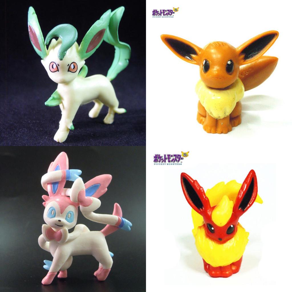 Timeless Design Pokemon Go Eevee Evolution Family Action Figures Monster Collection 4-5cm