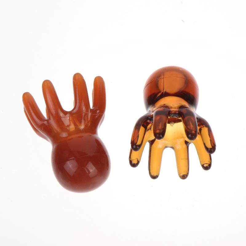 2Pcs Resin Octopus Massage Comb Head Meridian Scraping Scalp Massager Spa Gua Sha Massage Comb Fatigue Relief Massag