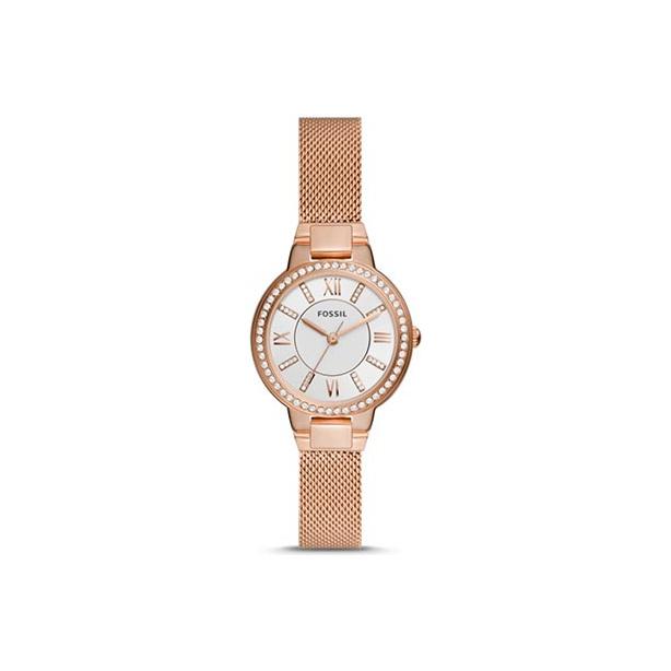 FOSSIL Wrist Watch Quartz Movement Steel Strap 30mm White Dial Women s Watch ES5111 Silver Dial ES5111