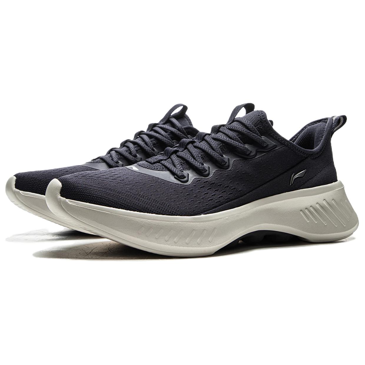 

Новые удобные и расслабляющие кроссовки LiNing с амортизацией, износостойкие, с низким верхом, повседневные, мужские, экранно-голубые AGLV021-3 44