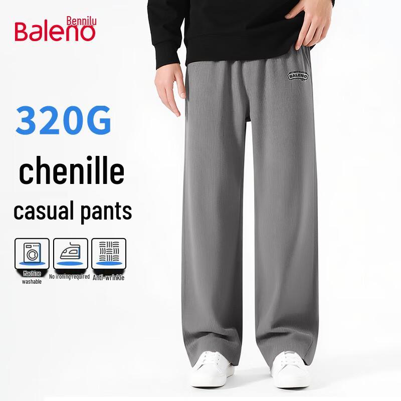 

Baleno Men s Autumn American Retro Straight-Leg Casual Pants 3XL