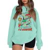 Women's Fashion Long-Sleeve Pullover Sweatshirt With Fun Christmas  Print